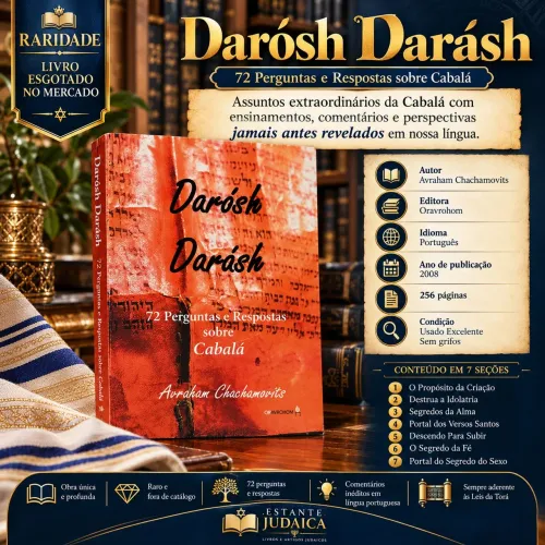 Darósh Darásh - Livro Raro e Esgotado