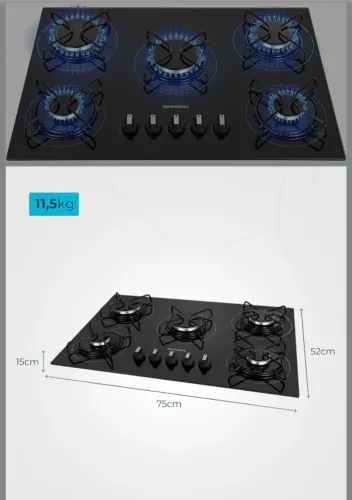 Fogão novo na caixa, vendendo porque ganhei outro. 