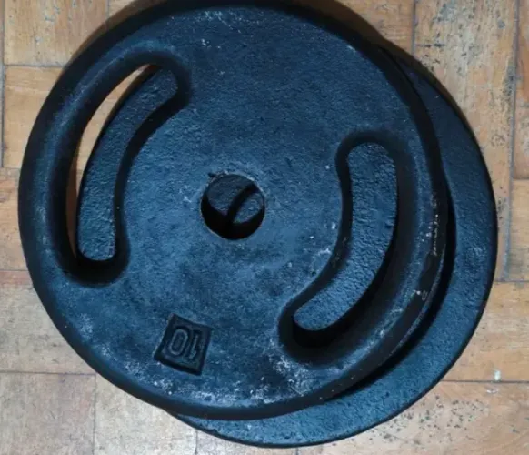 20kg Anilha de ferro fundido (2x10kg)