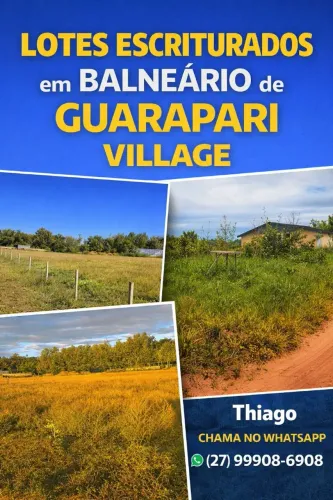 Lotes praia Guarapari, entre R$ 30 mil e R$ 40 mil de entrada  leia, leia com atenção leia