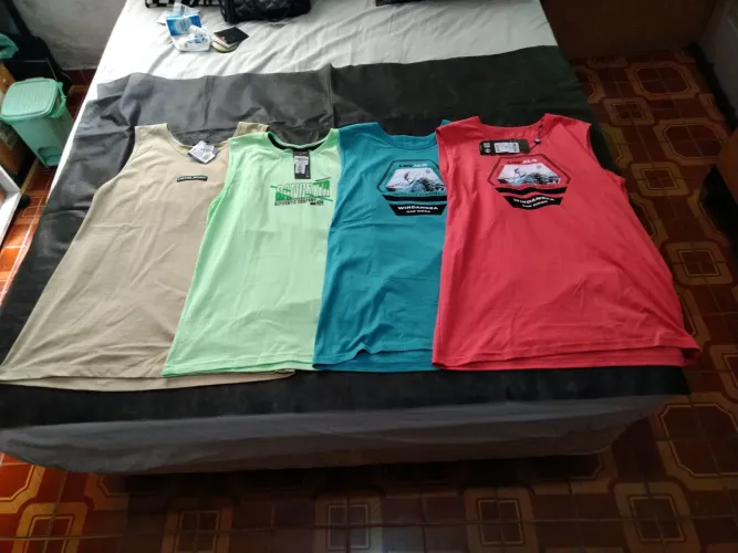 4 Camisetas Regatas Fatal Surf, Gangster, MMT (Novas)