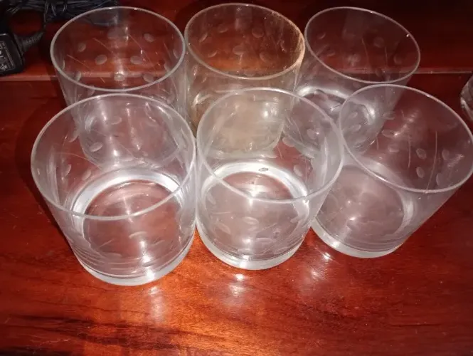 Copos de cristal