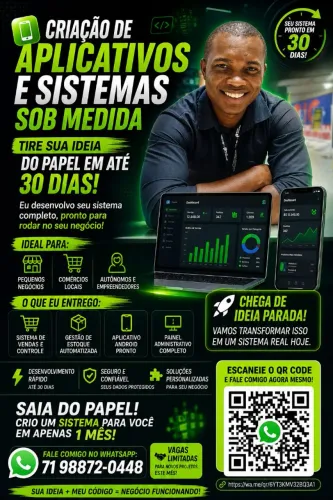 Criação de apps e programas 