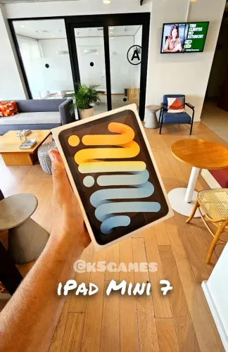 iPad Mini 7 128GB Starlight - Lacrado - COMPRE COM SEGURANÇA ABC SP