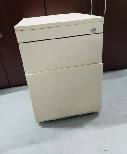 Gaveteiro Bege/Amarelo para Escritório