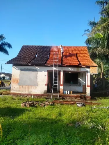 Limpeza de telhados, pintura telhado!