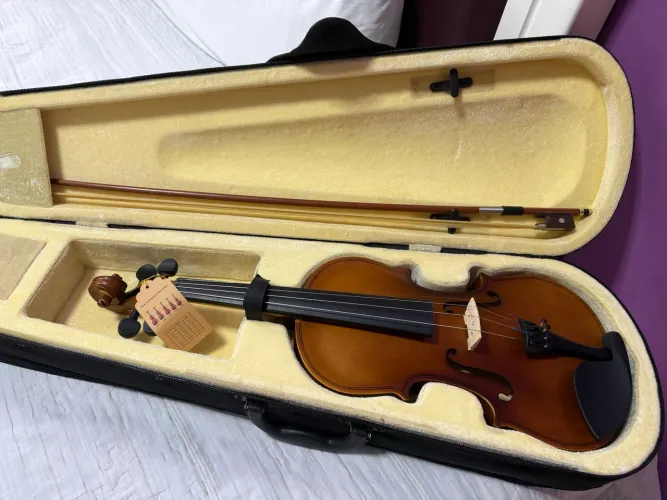 Kit Violino Barth 4/4 Adulto - Praticamente Novo + Acessórios Extras