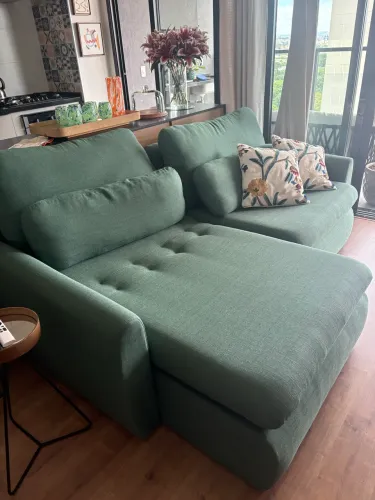 Sofá 2 lugares retrátil 