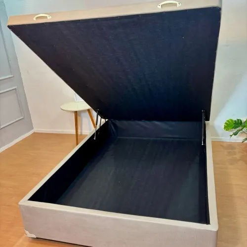 Promoção Base cama box baú casal 