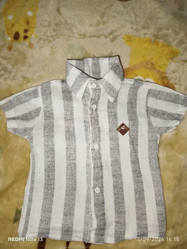Camisa de menino 1/2 anos