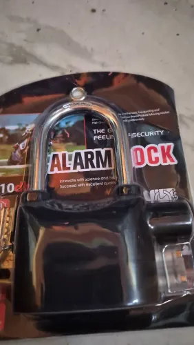 Cadeado grande de Alarme pra bike e moto