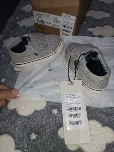 Sapatênis Reserva Mini Cinza 19/20 NOVO