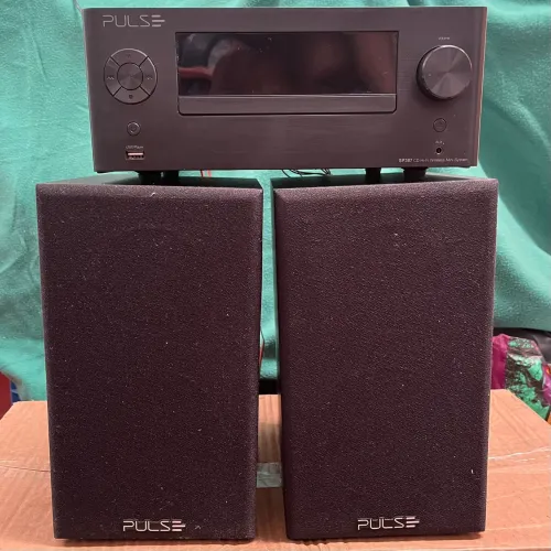 Retro Pulse Mini System Vintage 250w Bt Pulse - Sp387 Preto 127/220v