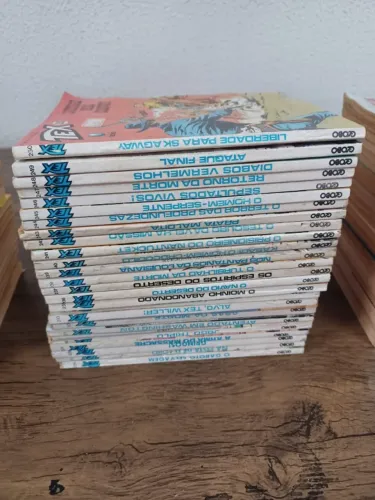 (item 253) Lote com 101 Revistas Tex do nº 200 ao 300