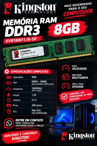 Memória ddr3 de 8. GB desktop