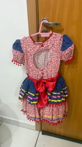 Vestido de quadrilha infantil