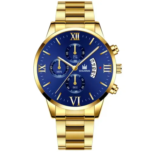Relógio Shaarms Masculino Dourado