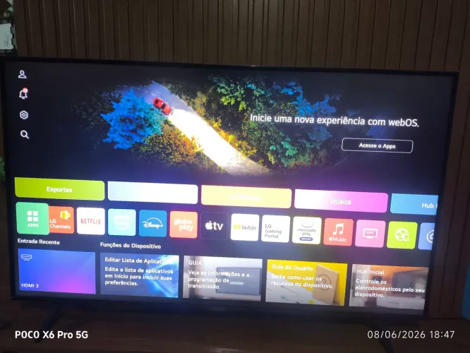 Vende -se tv LG 55 polegadas smart