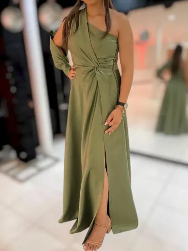 Vestido para madrinha de casamento - Verde Oliva