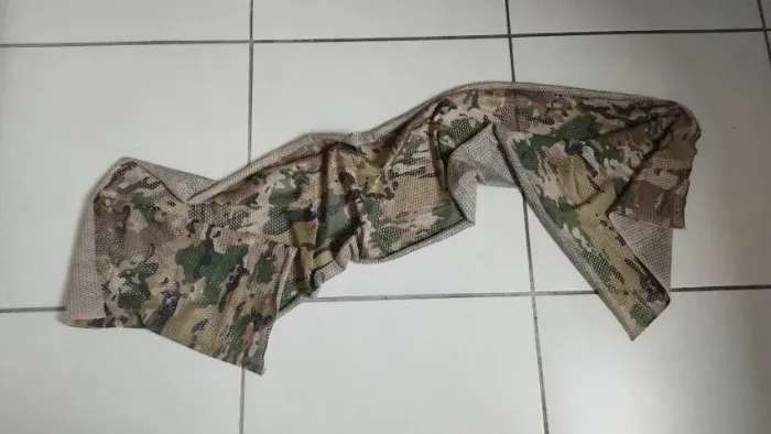 Lenço de Camuflagem, Lenço Facial de Malha Camuflada, Véu Shemagh, Cobertura