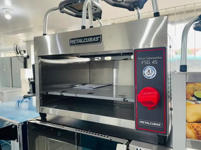 MB Forno salamandra a gás 45cm - Metalcubas 