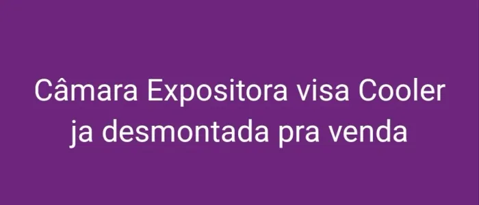 Câmera fria