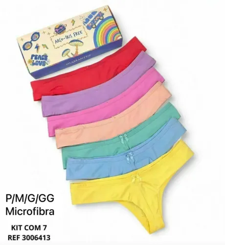 Calcinhas fio duplo diamante