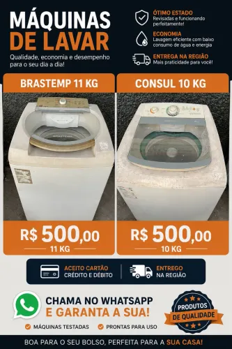 Máquina de lavar Brastemp 11 kg