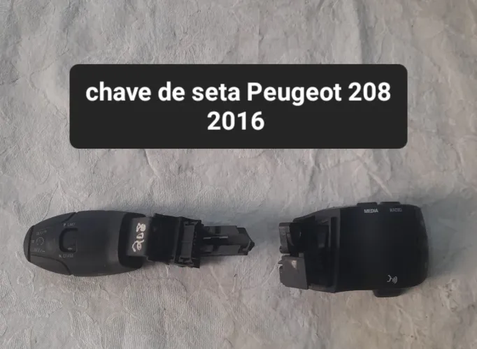 Comando chave de Seta Peugeot 208 2016 original 