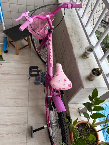 Bicicleta Aro 20 infantil Rosa 