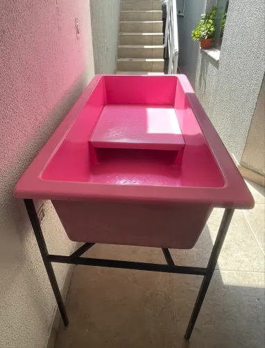 Banheira de pet shop grande - Estrutura reforçada 