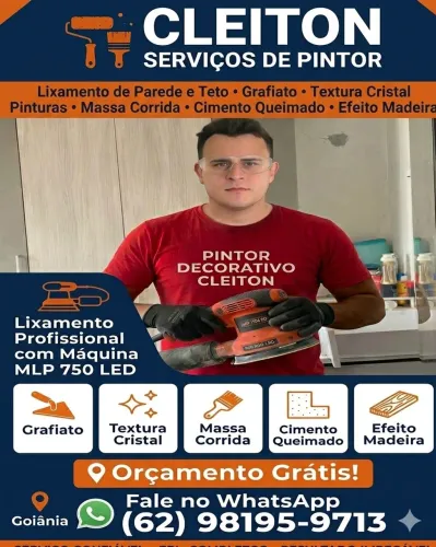Sou pintor profissional estou disponível
