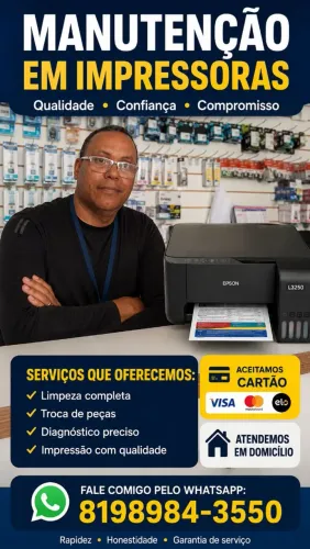 Consertamos Impressora e Notebook