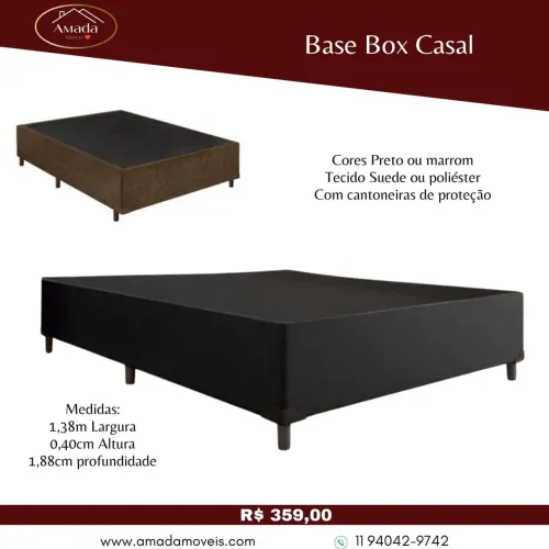 Base box Casal - à pronta entrega 