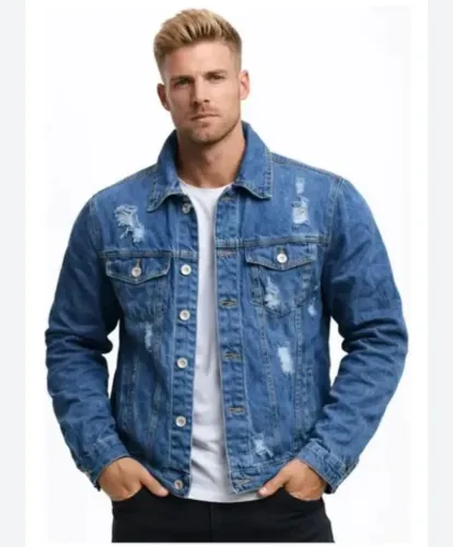 Jaqueta jeans masculina