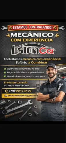 CONTRATA-SE MECÂNICO PROFISSIONAL