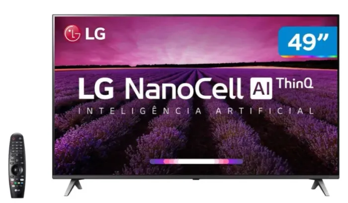 Smart TV LG NanoCell 49" 4K UHD (49SM8000PSA) + Magic Remote