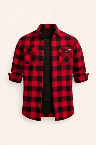 Camisa quadriculada 100% Algodão