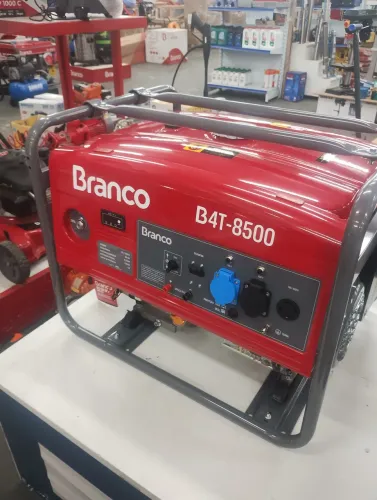 GERADOR A GASOLINA B4T8500 7KVA 220V BRANCO