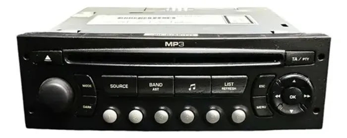 Rádio Original *7 Citroen C4 Vtr 2.0 2007 A 2010