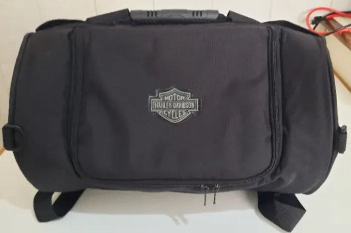 Bolsa De Sissy Bar Original Harley-davidson Preto (Usado)