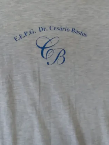 Relíquia Camisa EEPG Dr Cesário Bastos