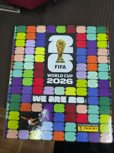 Kit box álbum prata da copa do mundo 2026 - Amazon