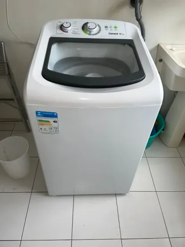 Máquina de Lavar Consul 9kg - Tampa de Vidro Temperado - Ótimo Estado
