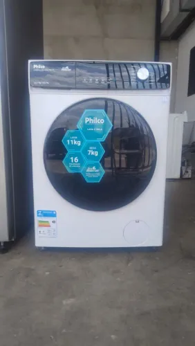 Vendo maquina de lavar e secar philco 11 k nova pouco tempos de uso nota fiscal