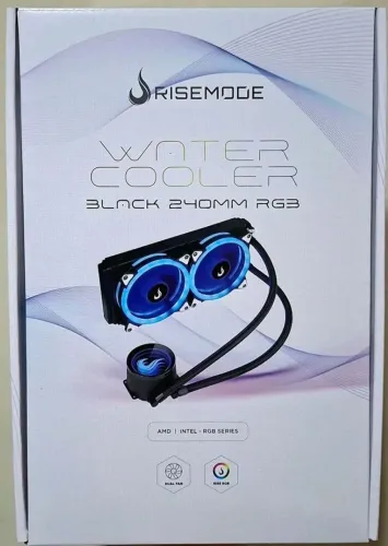 Water Cooler Rise Mode Gamer Black, RGB, 240mm, AMD/Intel