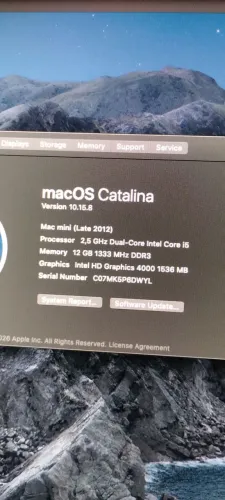 Mac mini Late 2012 core i5