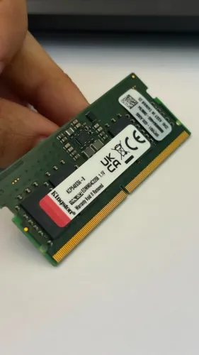Memória RAM 8GB DDR5 4800MHz Kingston SODIMM para Notebook