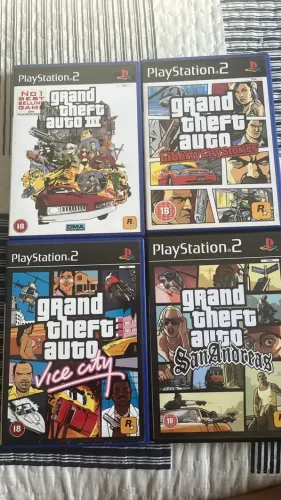 GTA PS2 Originais - Mapa e manual