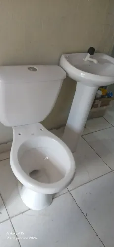 Vaso acoplado branco